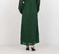 Emily McCarthy Fiona Dress in eden green - women's dress - detail view
