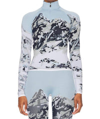Perfect Moment - Landscape 1/4 Zip Baselayer Top