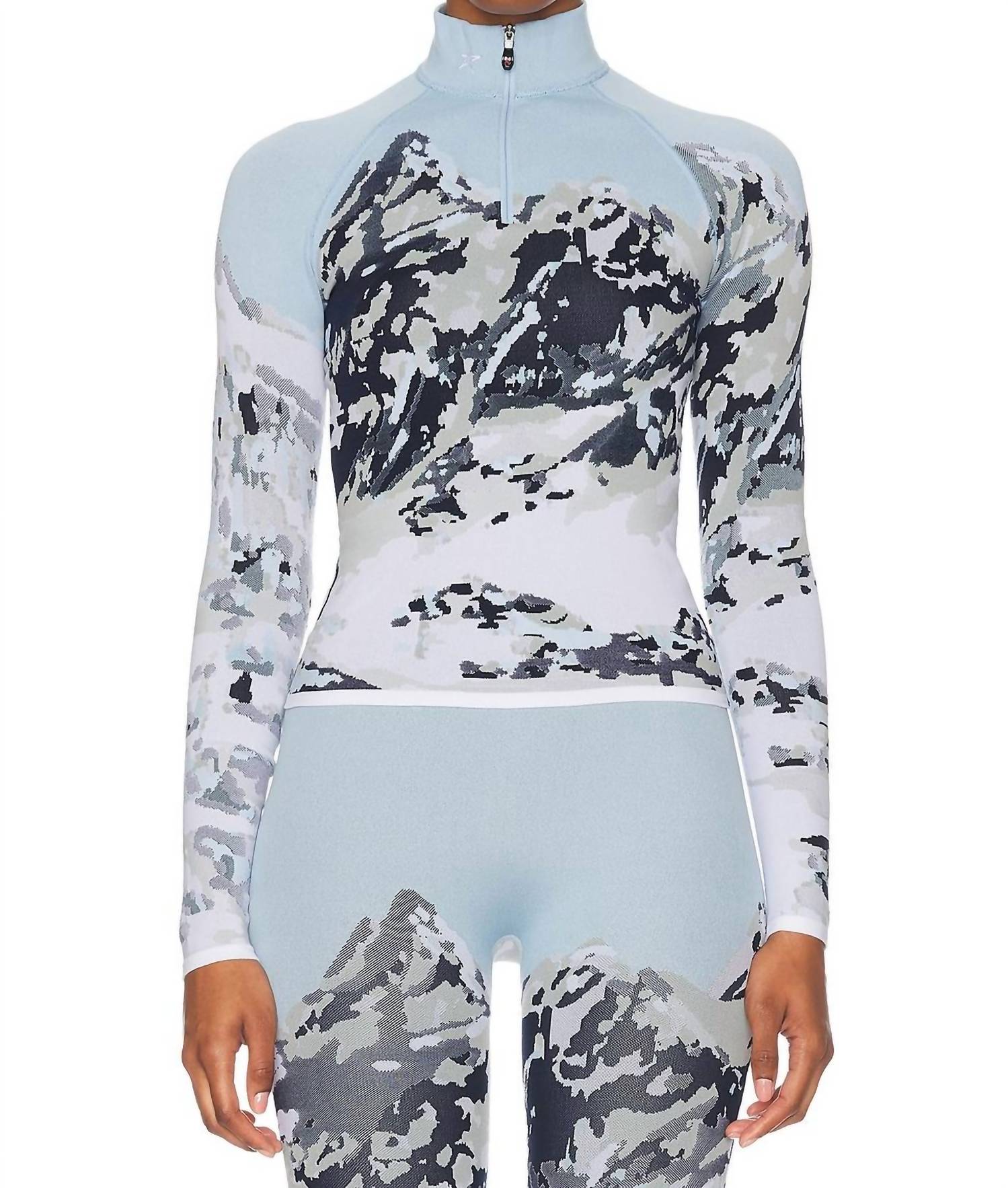 Perfect Moment - Landscape 1/4 Zip Baselayer Top