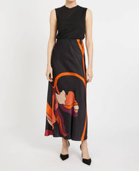 CABALLERO Bria Reversible Midi Skirt in african paradise - women's skirt - view 4
