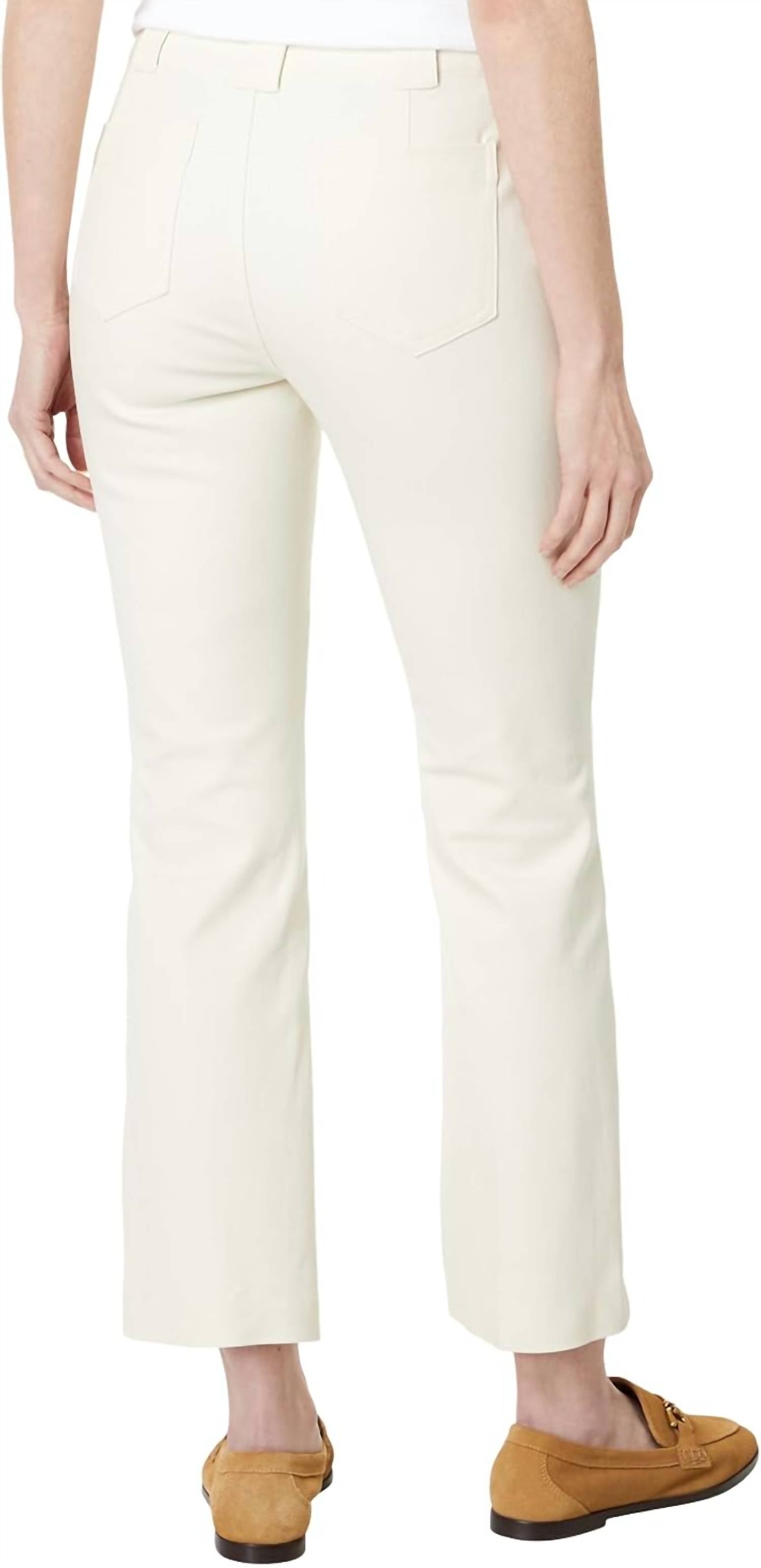 Nic + Zoe - Women's Demi Boot Ankle Plaza Pants