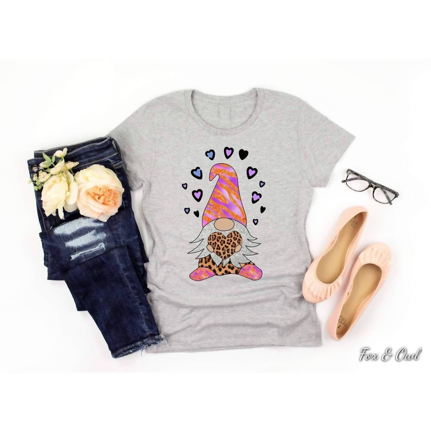 Fox & Owl Apparel - Women's Gnome Love Tee