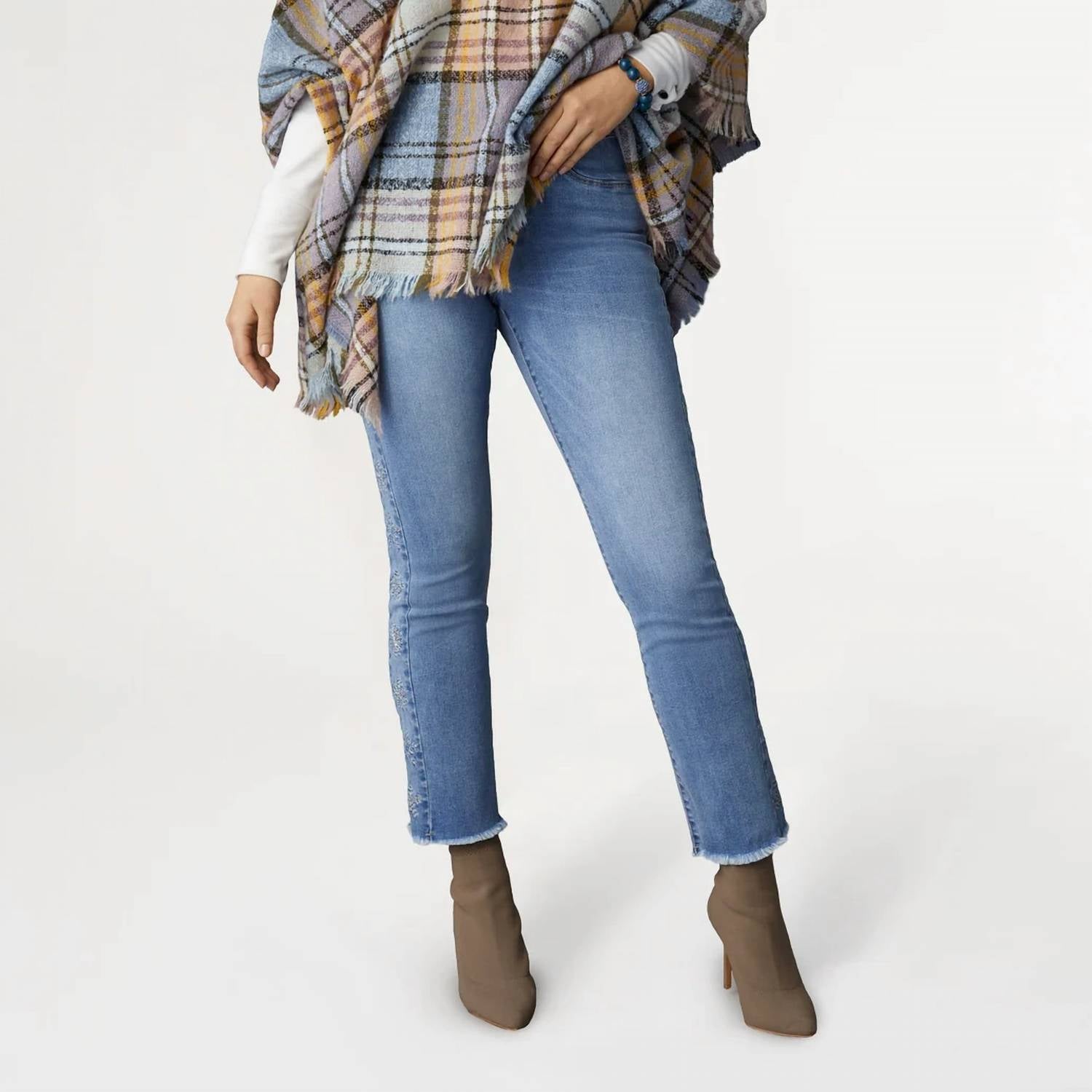 Coco + Carmen - Oh My God Pull-on Snowflake Jeans