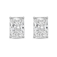 Diana M Jewels - Women's Radiant Lab-grown Diamond Stud Earrings (8.00 Tcw) - Elegant Plus