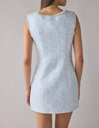 LoveShackFancy Adelaine Dress in country air - women's dress - alternate view