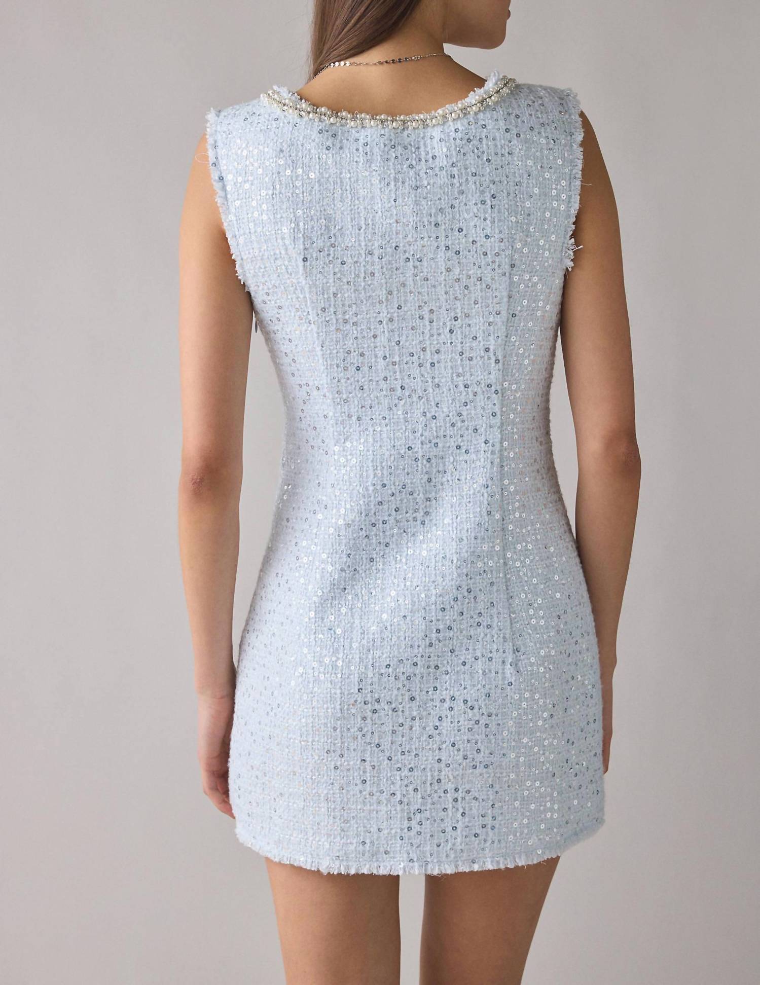 LoveShackFancy Adelaine Dress in country air - women's dress - alternate view
