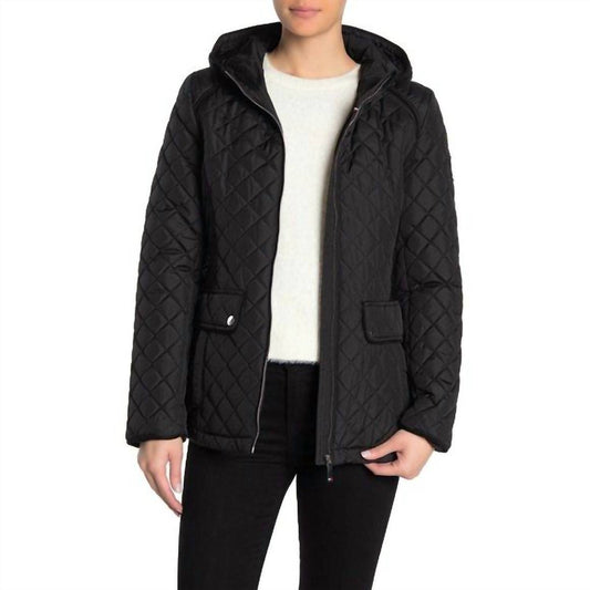 Tommy Hilfiger - Diamond Quilted Hooded Winter Jacket