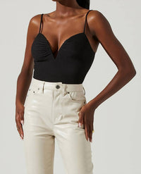 ASTR Fia Bodysuit in black - women's shirt - view 4