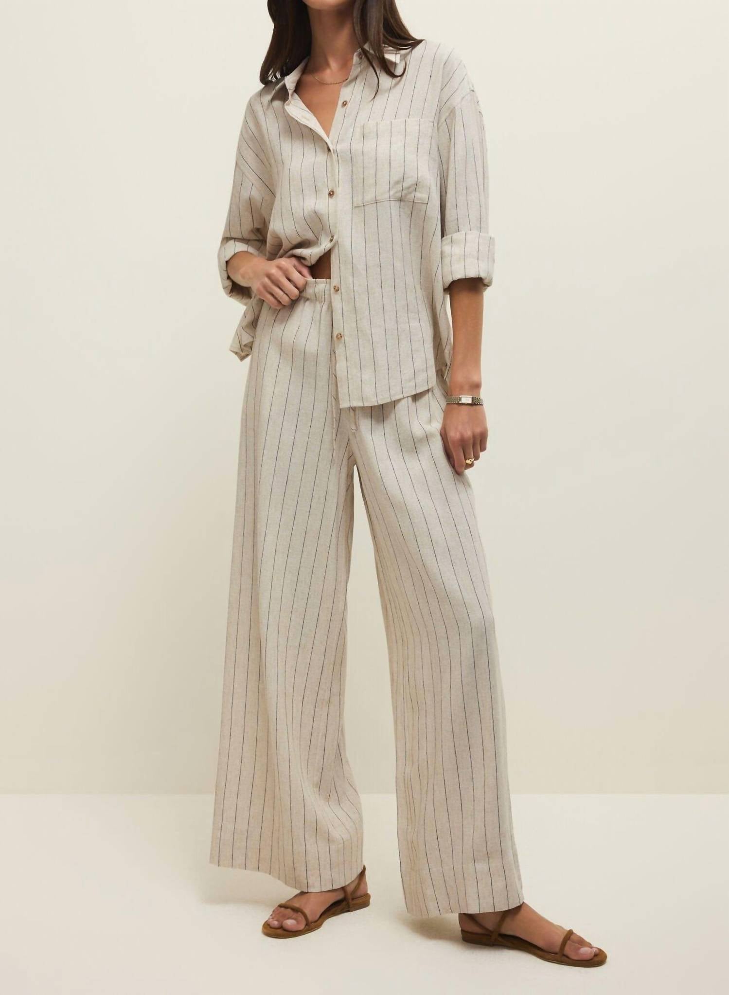 Z Supply - Henri Striped Wide Leg Pants