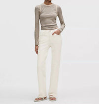Lululemon - Easy Five Mid-Rise Relaxed Straight Pant