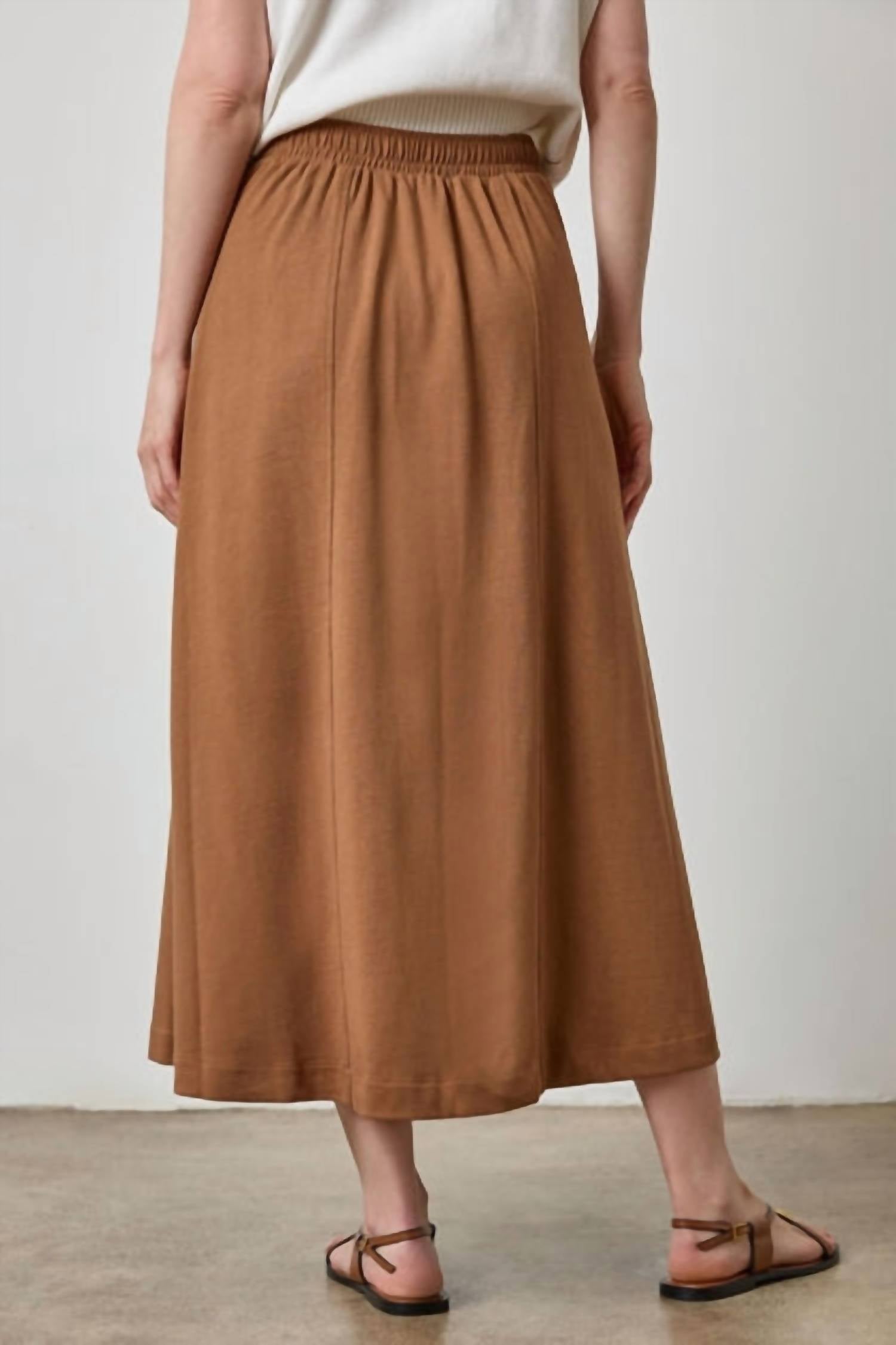 Lilla P - Drawcord Paneled Skirt