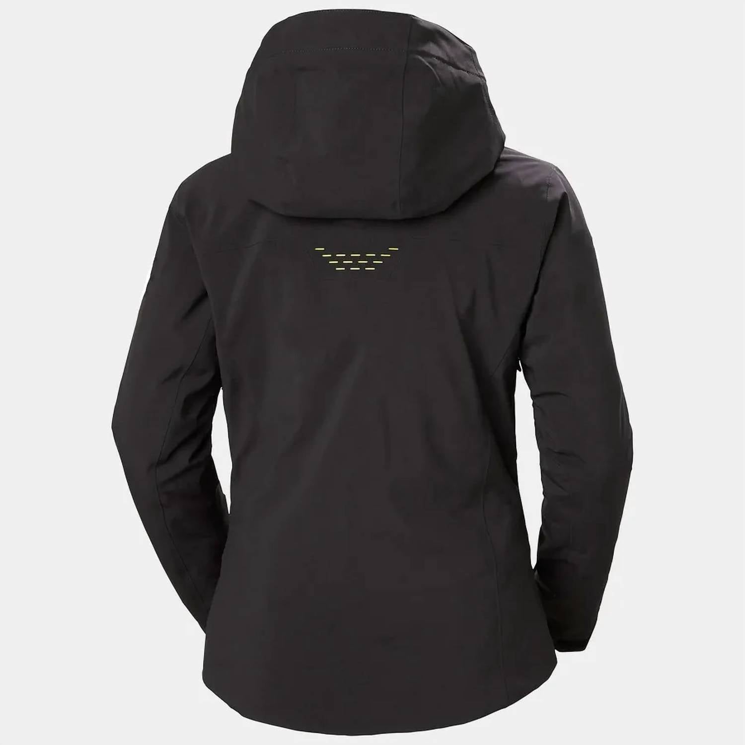 Helly Hansen Women's Alphelia Lifaloft Jacket in black - women's jacket - detail view