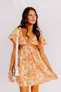 Flawless - Acapulco Sunshine Cut Out Dress