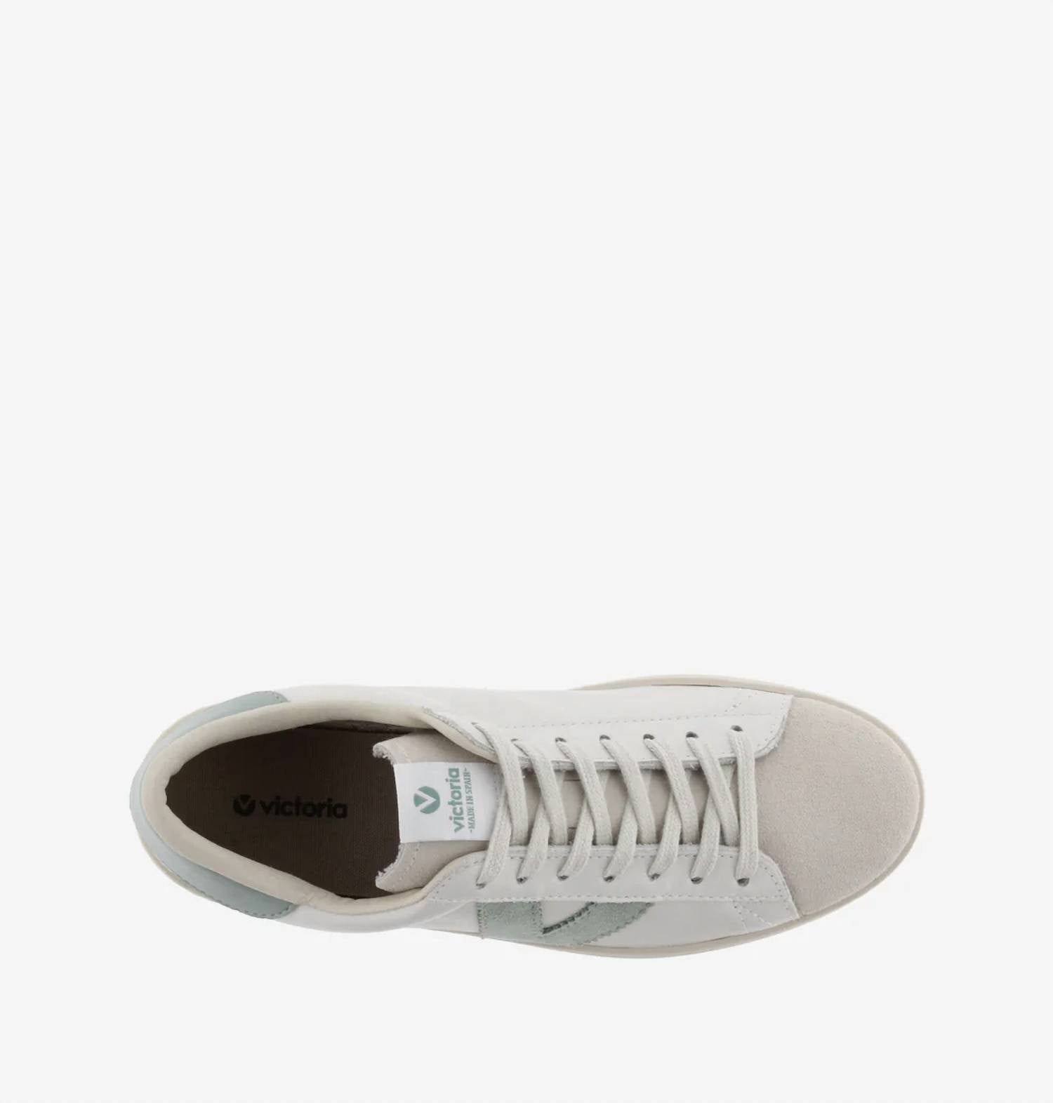 VICTORIA Women's Berlin Sneaker in jade - women's sneaker - detail view