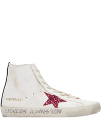 Golden Goose - Women's Francy Nappa Upper Glitter Star Leather Sneakers