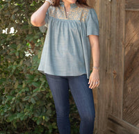 Layerz Clothing - Reece V-neck Top