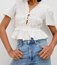 Rails - Portia Peplum Top