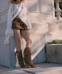Free People - WOMEN'S FAITH FRINGE BOOTS
