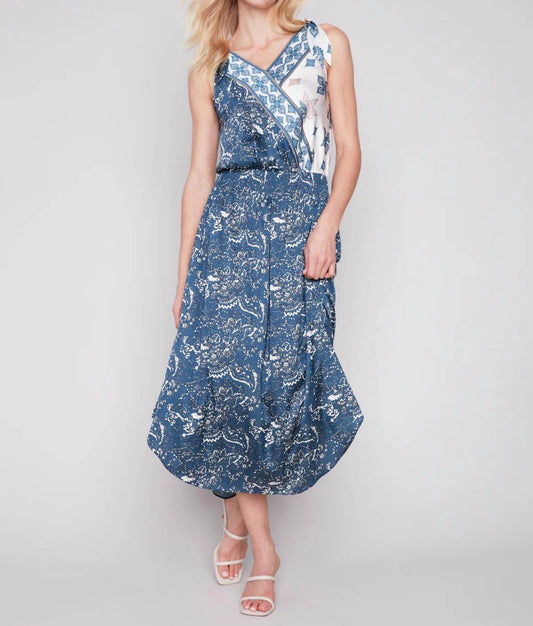 Charlie B - Printed Satin Dress
