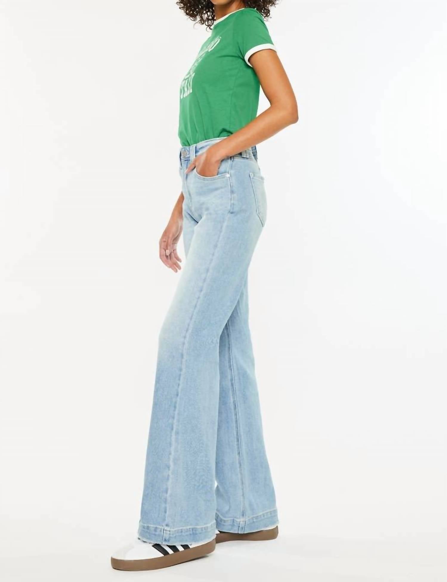 Kancan - Wide Leg Flare Jeans