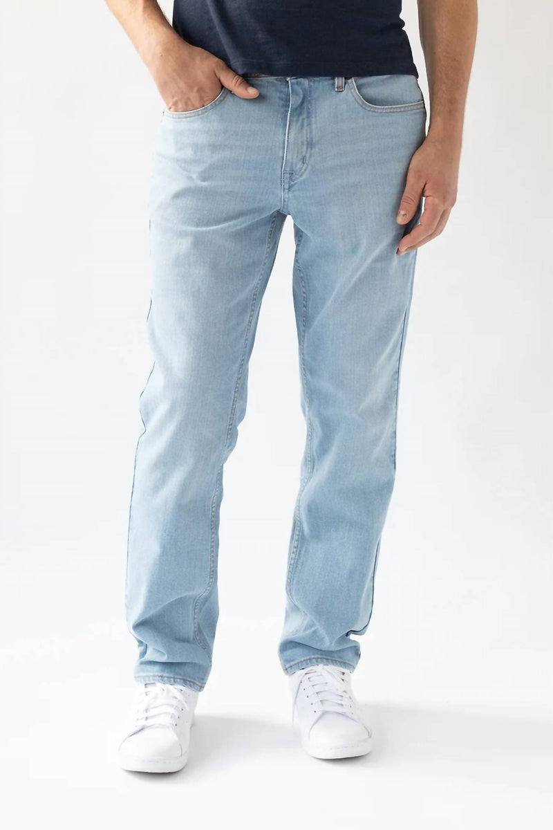 DEVIL-DOG Biscoe Slim Straight Jeans in light bleach - men's jeans