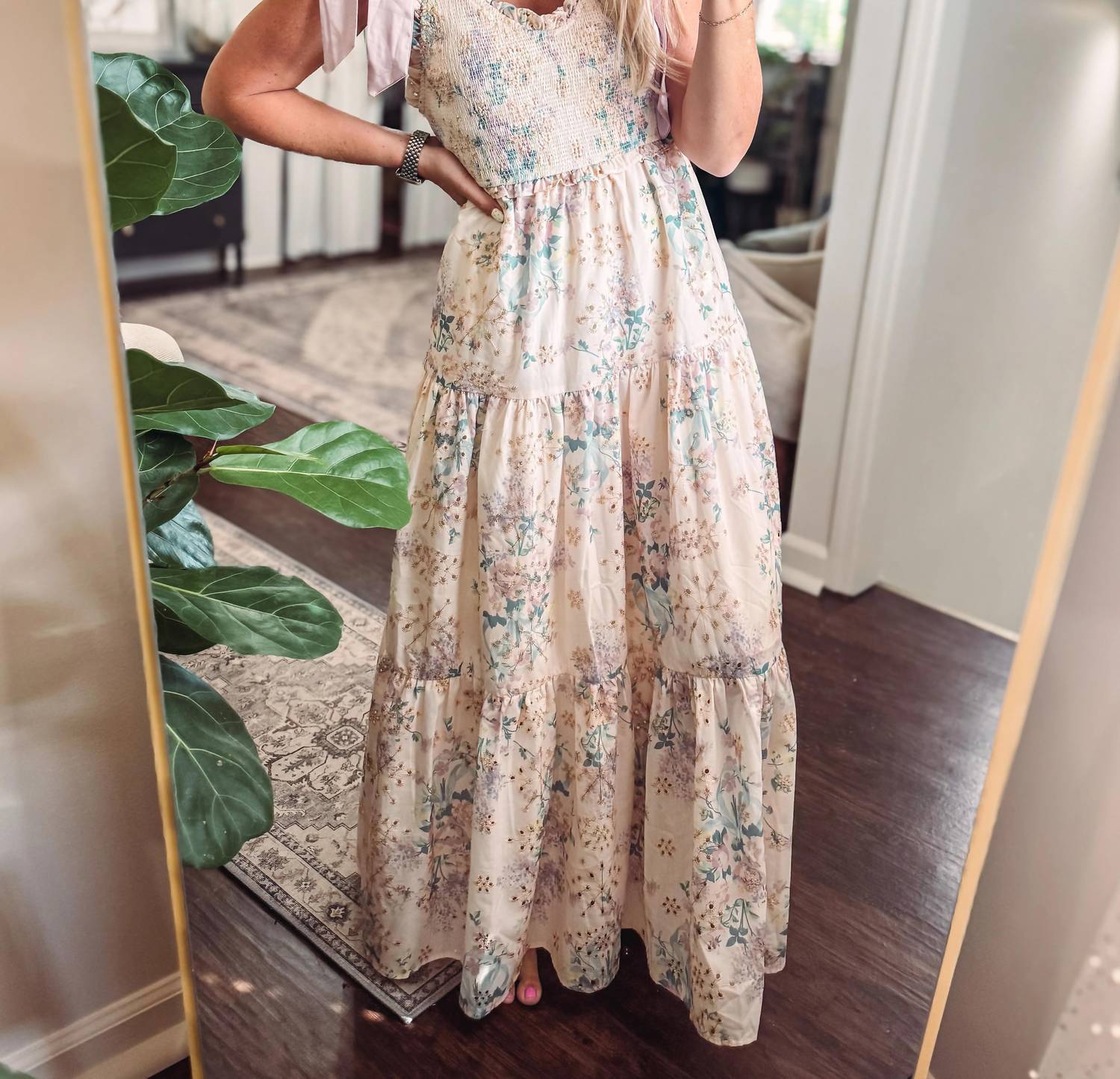 So Me - Blush Garden Maxi Dress