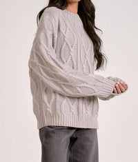 Elan - Classic Cable Sweater