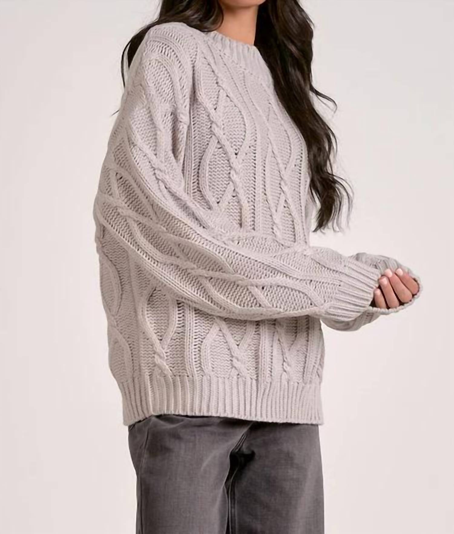 Elan - Classic Cable Sweater