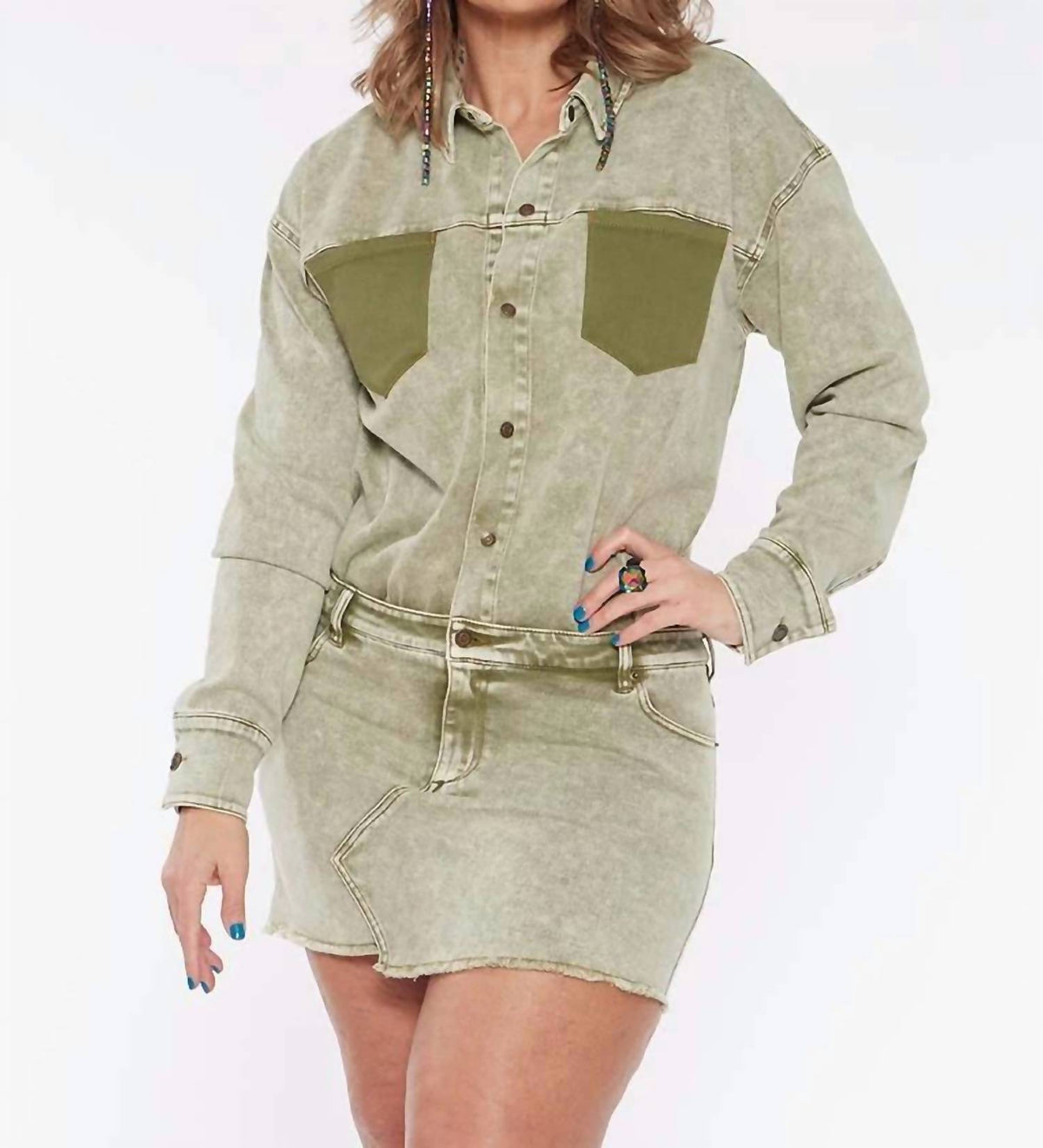 Circular Path - Jordan Denim Dress