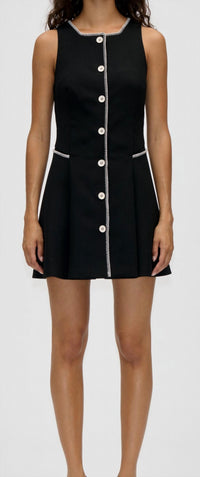 Stine Goya - Sleeveless Button-Up Mini Dress