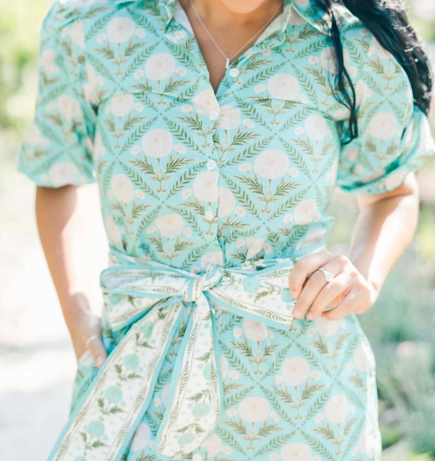 Victoria Dunn - Leila Button Down Midi Dress
