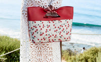 Melie Bianco Women's Jillian Leather Tote Bag in red cherry 1 - women's bag - view 6