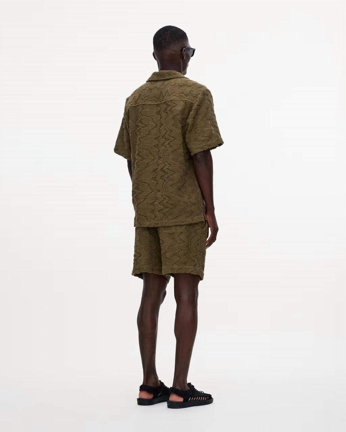 Oas - Pine Verve Palmer Crochet Shirt