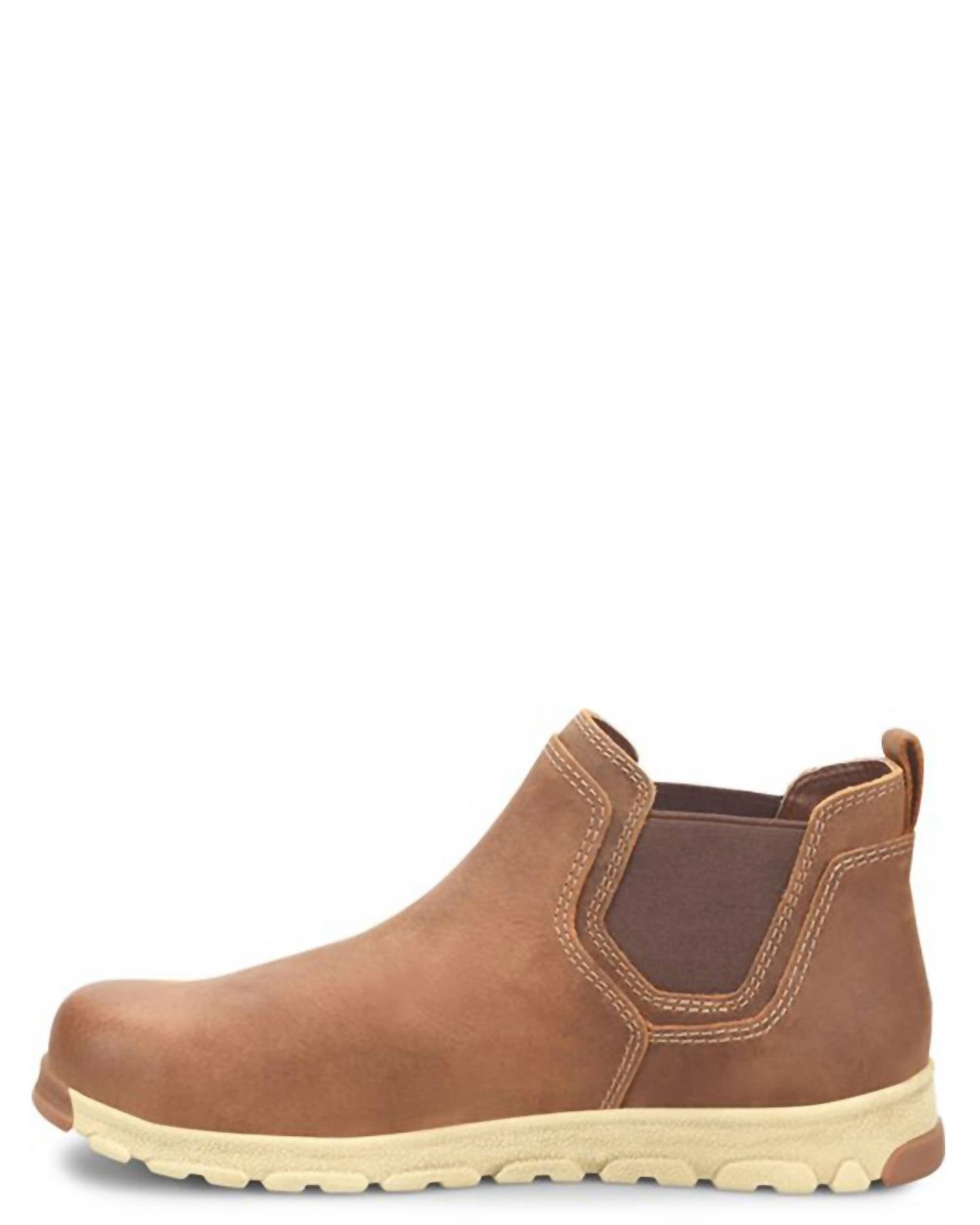 Carolina Men's Romeo Alloy Toe Electrostatic Dissipative Boots in dark brown - men's boots - alternate view
