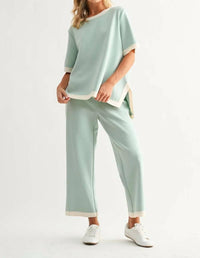 Joh - KAYA CREPE KNIT TOP AND KIARA PANT SET