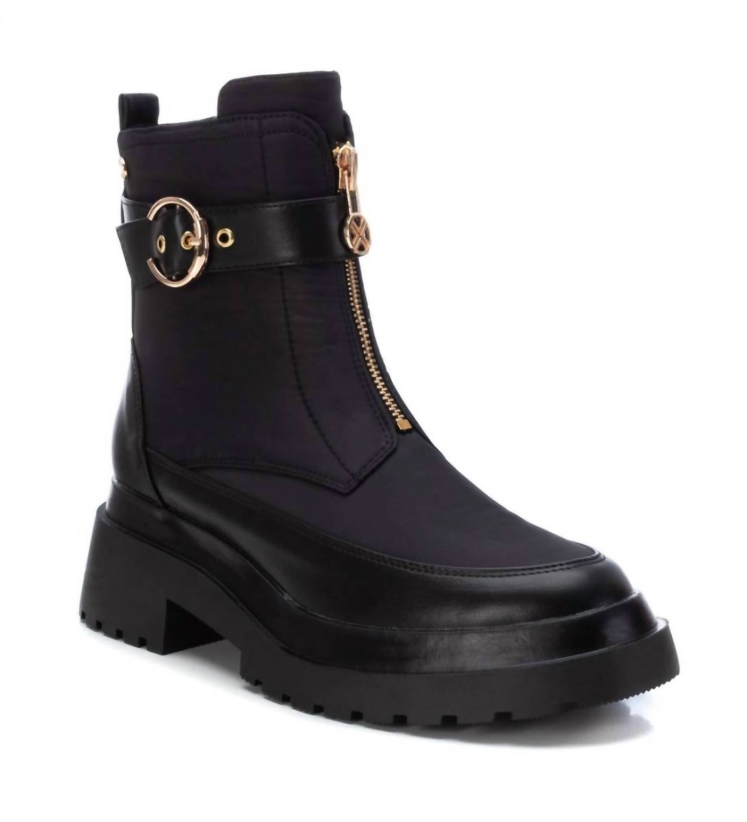 Xti - Women's Front Zip Biker Boots