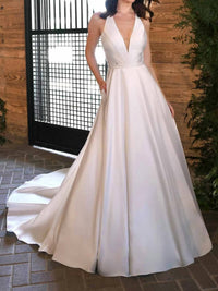 Essence Of Australia - Classic V-neckline Ballgown Wedding Dress