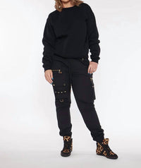 Circular Path - Oversized Boyfriend Sweatshirt