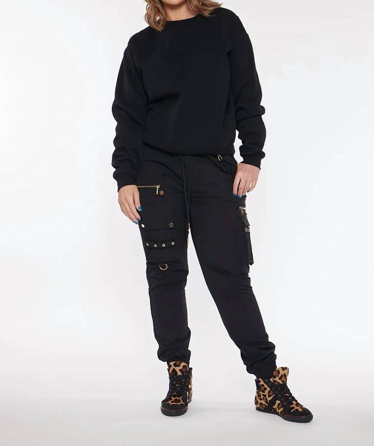 Circular Path - Oversized Boyfriend Sweatshirt