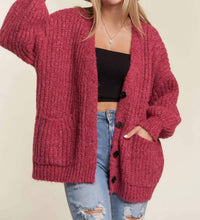 Madelyn - Pretty Chunky-knit Sweater Cardigan