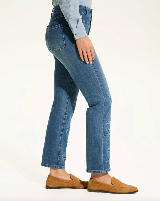 Fdj - christina straight Ankle Medium Wash