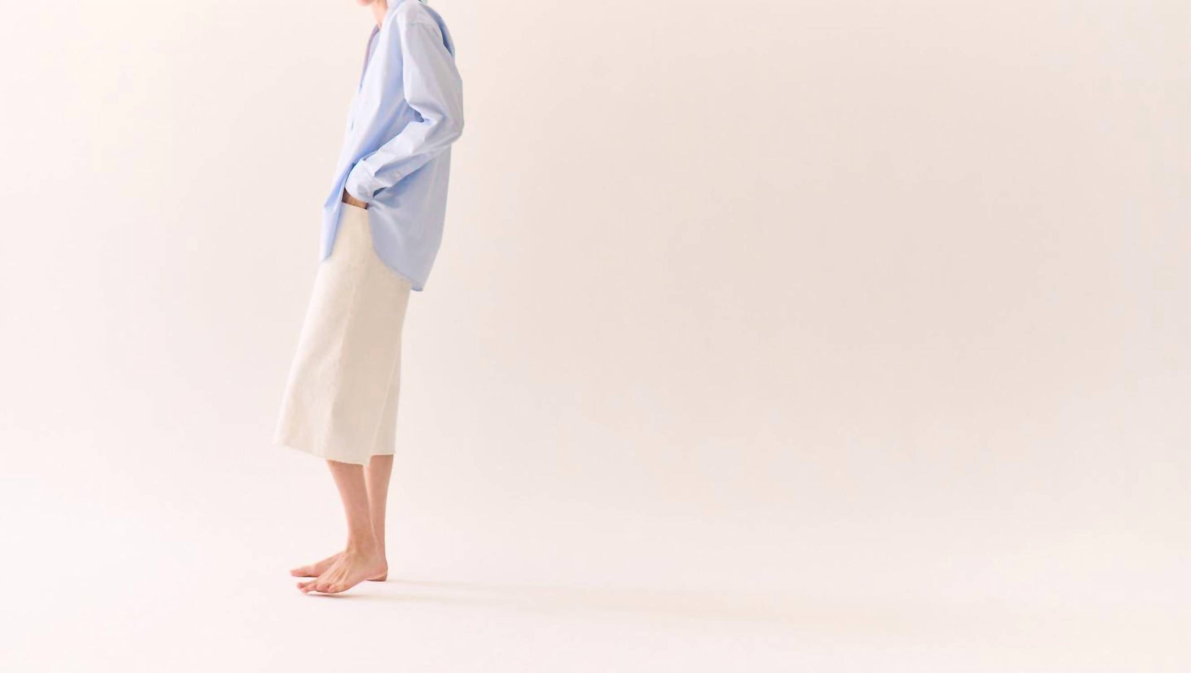 Kulson Emory Long Sleeve Shirt in blue - women's blouse - view 4