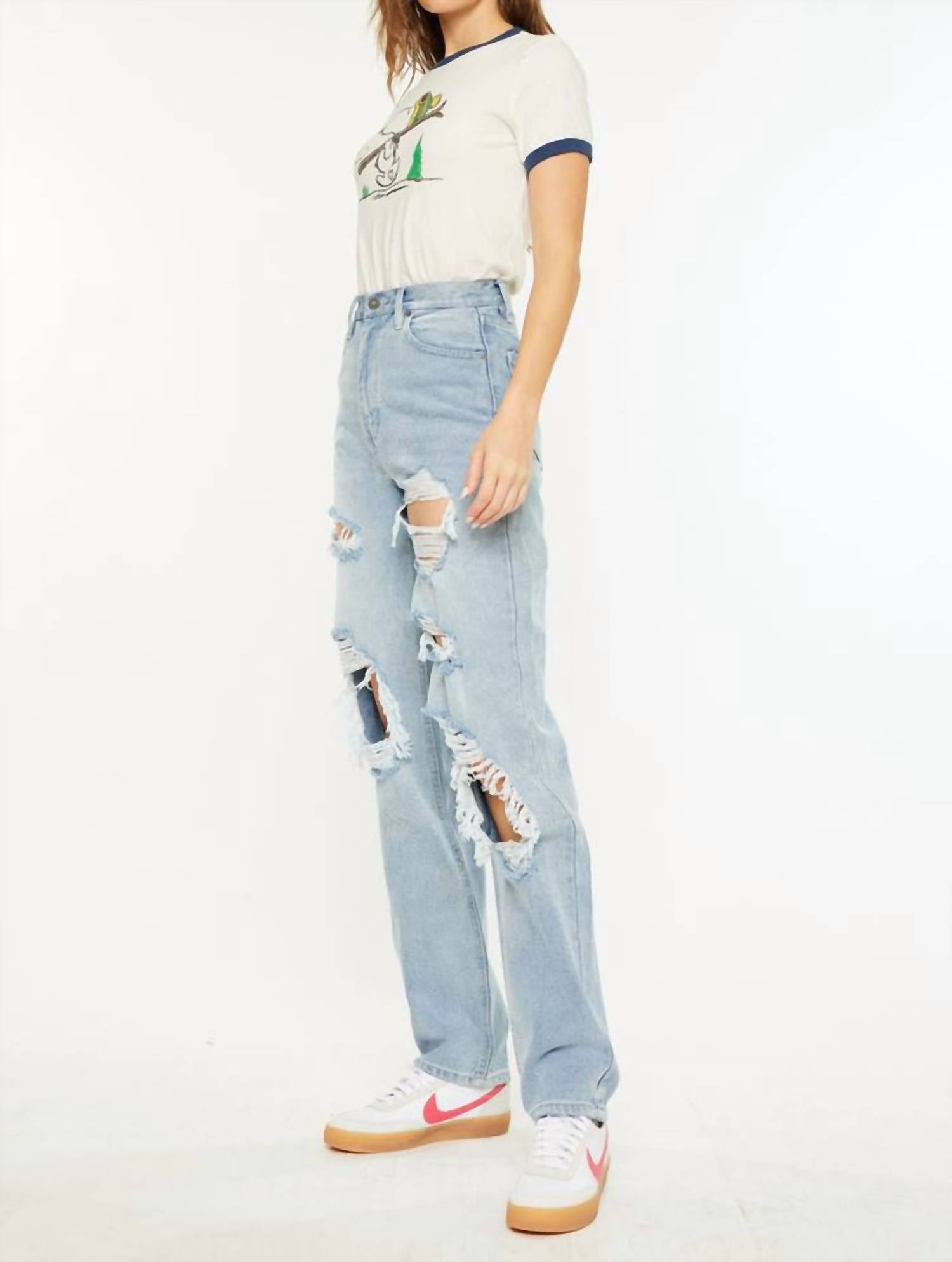 Kancan - Kyla Ultra High Rise 90's Baggy Jeans