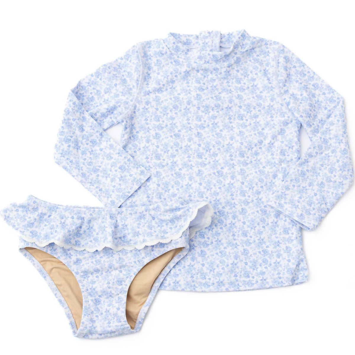 Shade Critters - Girl's Coastal Garden Rashguard Set