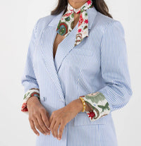 Emily Mccarthy - Women's Hand-stitched Silk Scarfette