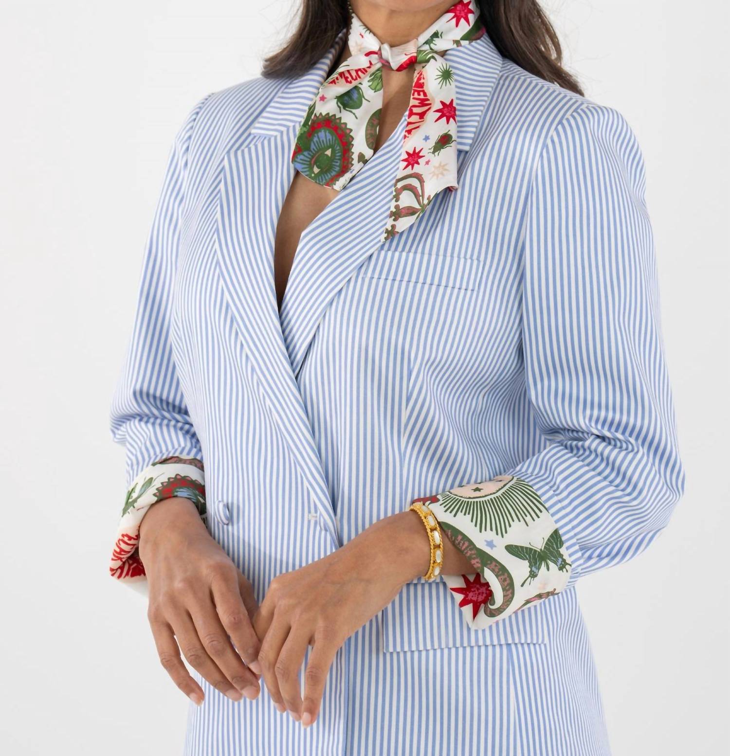 Emily Mccarthy - Women's Hand-stitched Silk Scarfette