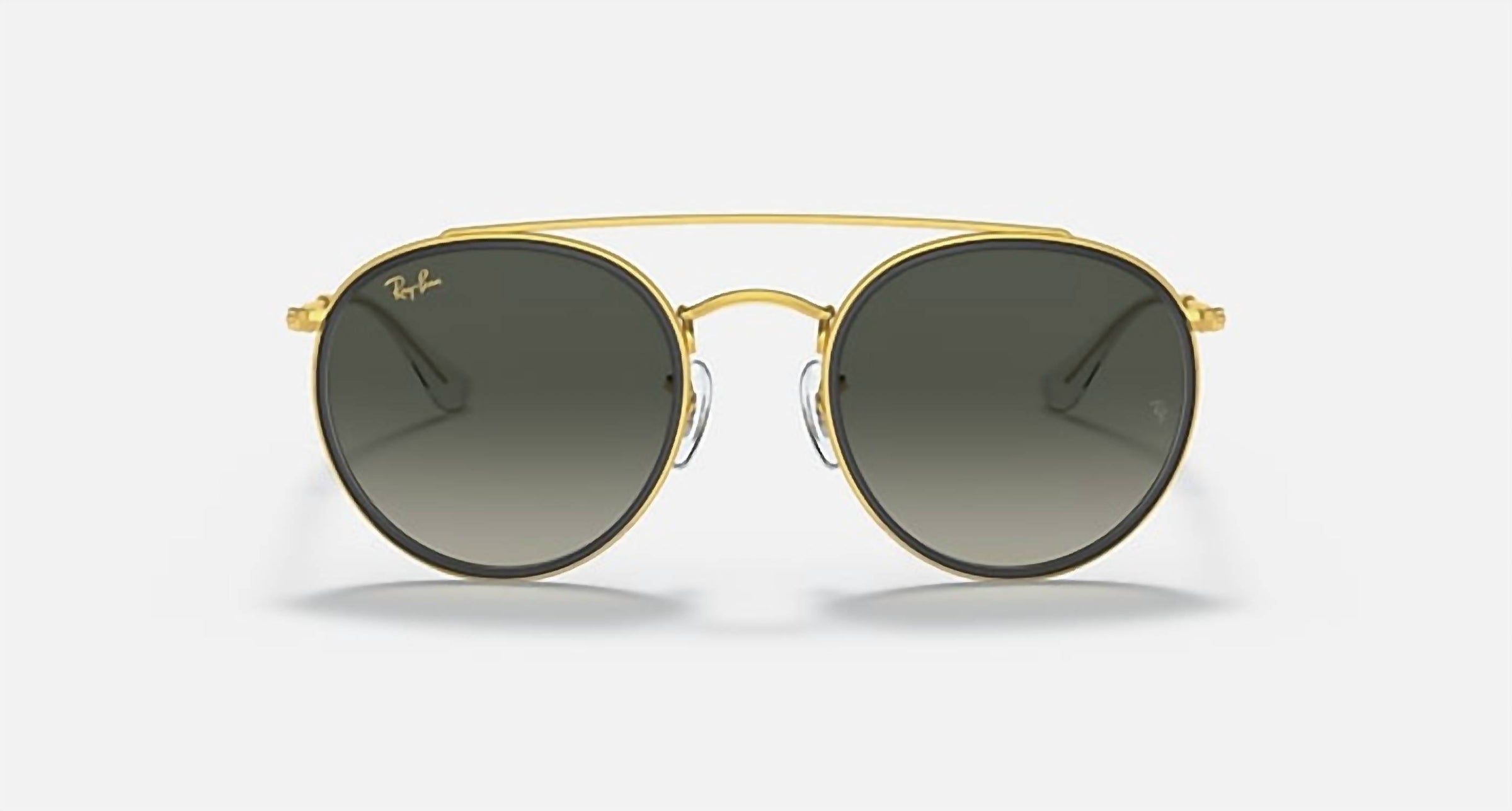 Ray Ban - Round Double Bridge Non Polarized Sunglasses Rb3647n 923871