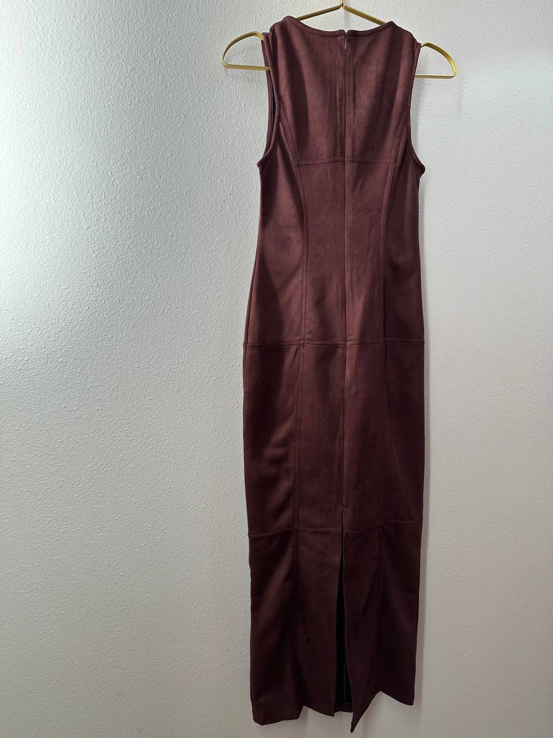 Klesis - Women's Kendra Suede Midi Dress
