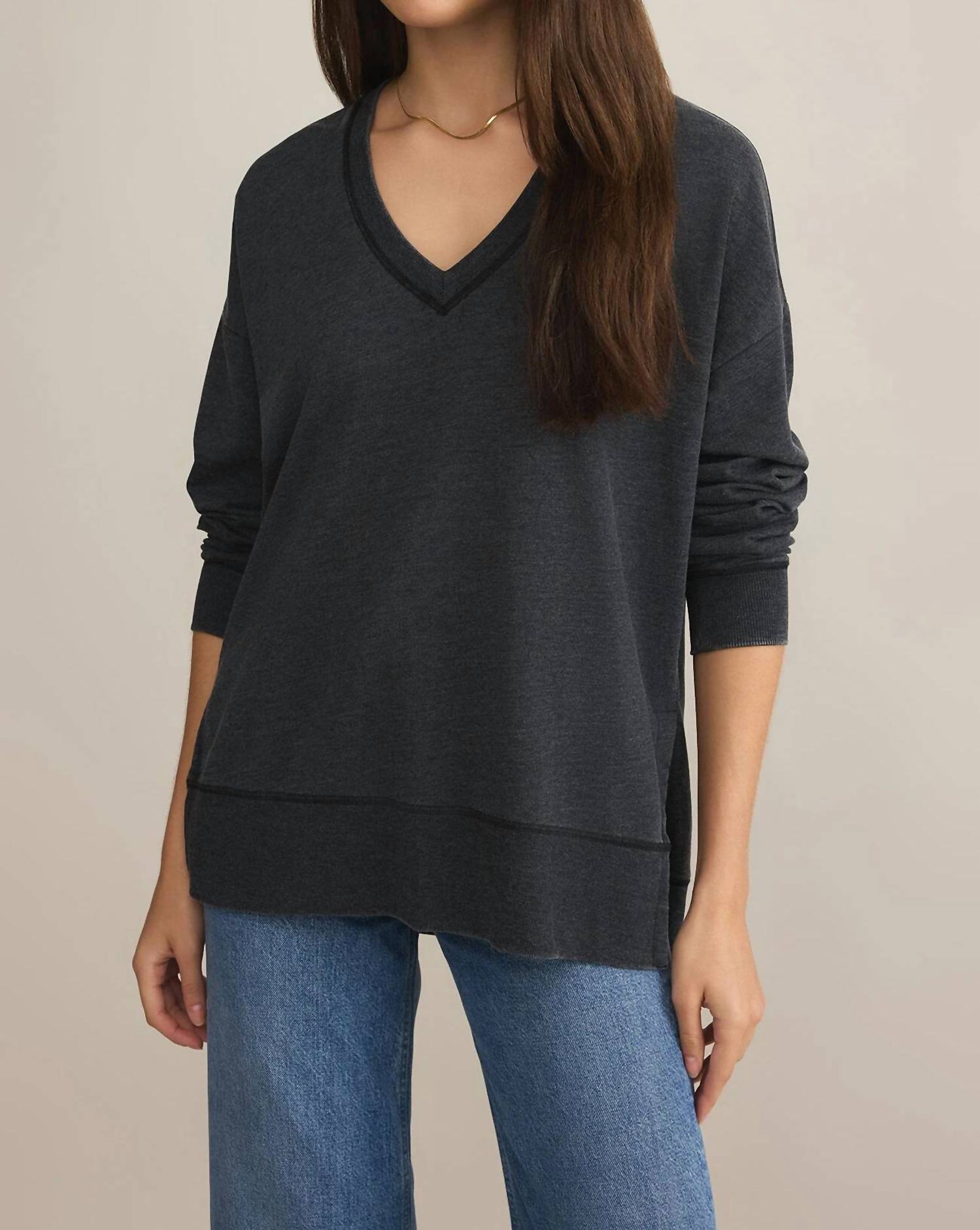 Z Supply - Long Sleeve French Terry Top