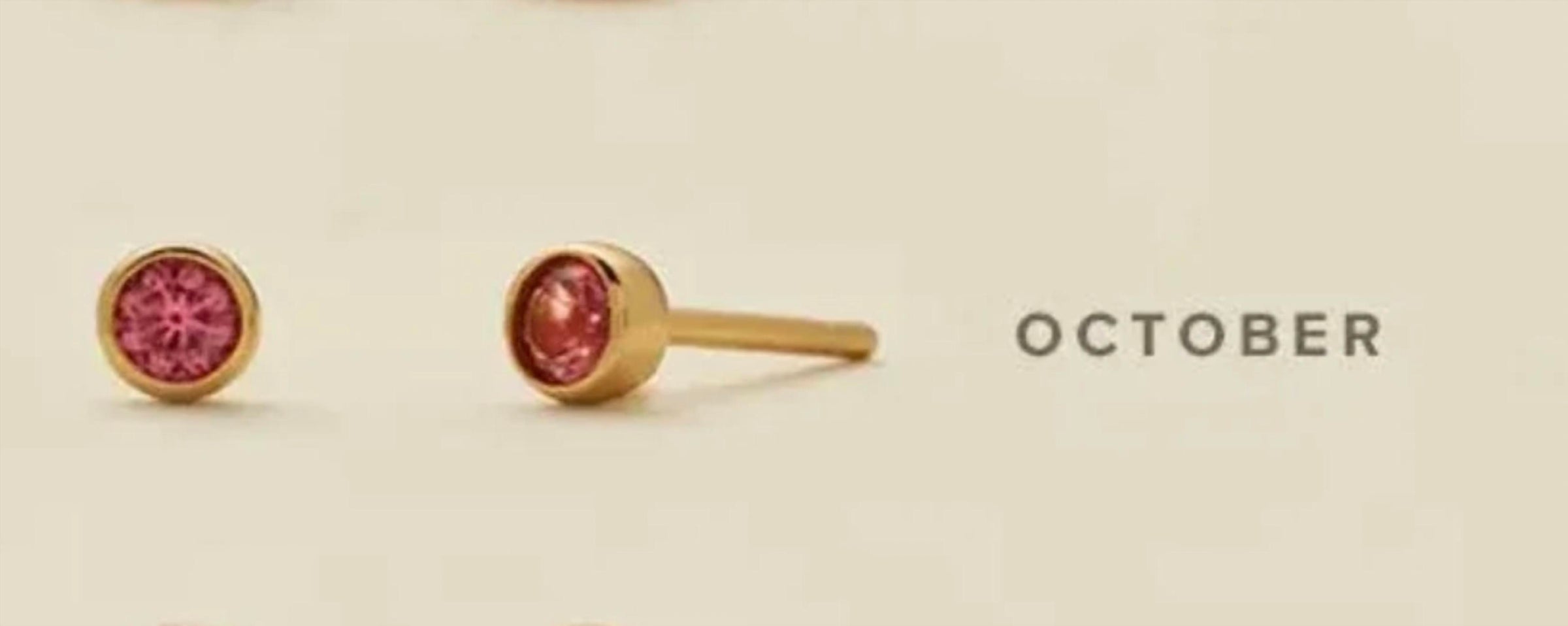 Made By Mary - October Birthstone Stud Earrings